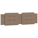 sengeramme med LED uden madras Zadar 180x200 cm cappuccinofarvet