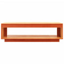 sofabord 110x50x33,5 cm massivt fyrretræ gyldenbrun