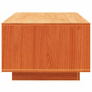 sofabord 110x50x33,5 cm massivt fyrretræ gyldenbrun