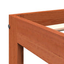 sengeramme uden madras 75x190 cm massivt fyrretræ gyldenbrun
