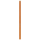 sengegavl 135 cm massivt fyrretræ gyldenbrun