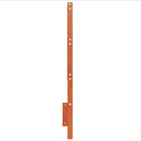 sengegavl 135 cm massivt fyrretræ gyldenbrun