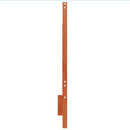 sengegavl 135 cm massivt fyrretræ gyldenbrun