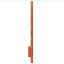 sengegavl 135 cm massivt fyrretræ gyldenbrun