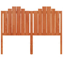sengegavl 135 cm massivt fyrretræ gyldenbrun