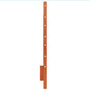 sengegavl 180 cm massivt fyrretræ gyldenbrun