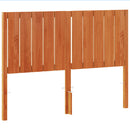 sengegavl 135 cm massivt fyrretræ gyldenbrun