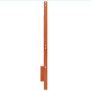 sengegavl 135 cm massivt fyrretræ gyldenbrun
