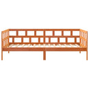 daybed uden madras 80x200 cm massivt fyrretræ gyldenbrun