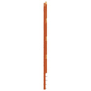 sengegavl 120 cm massivt fyrretræ gyldenbrun