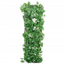 espalier med kunstig vedbend 186x30 cm udvidelig grøn