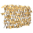 espalierer med kunstige ahornblade 5 stk. 180x60 cm orange