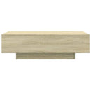 sofabord 100x49,5x31 cm konstrueret træ sonoma-eg