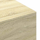 sofabord 100x49,5x31 cm konstrueret træ sonoma-eg