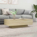 sofabord 100x49,5x31 cm konstrueret træ sonoma-eg