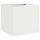 plantekasser 2 stk. 32x30x29 cm stål hvid