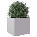 plantekasse 32x30x29 cm galvaniseret stål sølvfarvet
