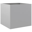 plantekasse 32x30x29 cm galvaniseret stål sølvfarvet