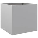 plantekasse 42x40x39 cm galvaniseret stål sølvfarvet