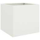 plantekasser 2 stk. 49x47x46 cm stål hvid