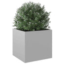 plantekasse 49x47x46 cm galvaniseret stål sølvfarvet