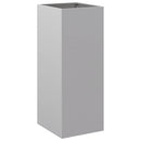 plantekasse 32x29x75 cm galvaniseret stål sølvfarvet