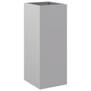 plantekasse 32x29x75 cm galvaniseret stål sølvfarvet