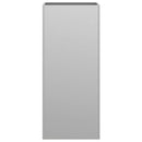 plantekasse 32x29x75 cm galvaniseret stål sølvfarvet
