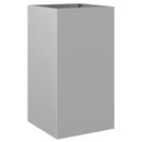 plantekasse 42x38x75 cm galvaniseret stål sølvfarvet