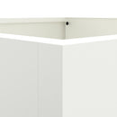 plantekasse 52x48x75 cm stål hvid