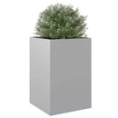 plantekasse 52x48x75 cm galvaniseret stål sølvfarvet