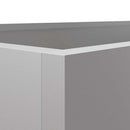 plantekasse 62x30x29 cm galvaniseret stål sølvfarvet