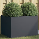 plantekasse 62x47x46 cm stål antracitgrå