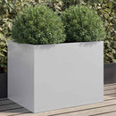 plantekasse 62x47x46 cm galvaniseret stål sølvfarvet