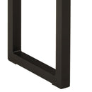 konsolbord med naturlig kant 105x33x76 cm massivt mangotræ