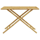 bistrostole 5 stk. foldbare med cremehvide hynder bambus