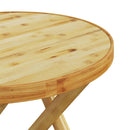 bistrostole 3 stk. foldbare med cremehvide hynder bambus