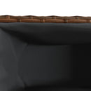 plantekasser 2 stk. med 2 potter 90x20x40 cm polyrattan brun
