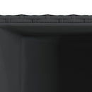 plantekasser 2 stk. 30x30x60 cm polyrattan sort