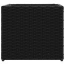 plantekasser 2 stk. 36x30x32 cm polyrattan sort
