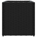 plantekasser 2 stk. 36x30x32 cm polyrattan sort