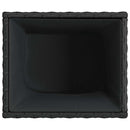 plantekasser 2 stk. 36x30x32 cm polyrattan sort