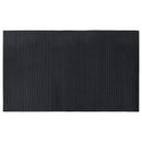 gulvtæppe 60x100 cm bambus sort