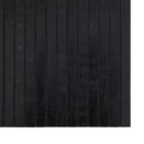 gulvtæppe 70x200 cm rektangulær bambus sort