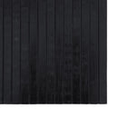 gulvtæppe 70x400 cm rektangulær bambus sort