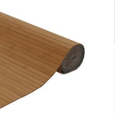 gulvtæppe 80x300 cm rektangulær bambus brun