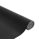 gulvtæppe 80x400 cm rektangulær bambus grå