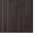 gulvtæppe 100x200 cm rektangulær bambus mørkebrun