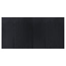 gulvtæppe 100x200 cm rektangulær bambus sort