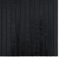 gulvtæppe 100x200 cm rektangulær bambus sort